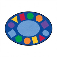 Килимок для навчання Геометрія овальний